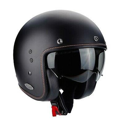 casque belfast solid moto scooter vintage ecran