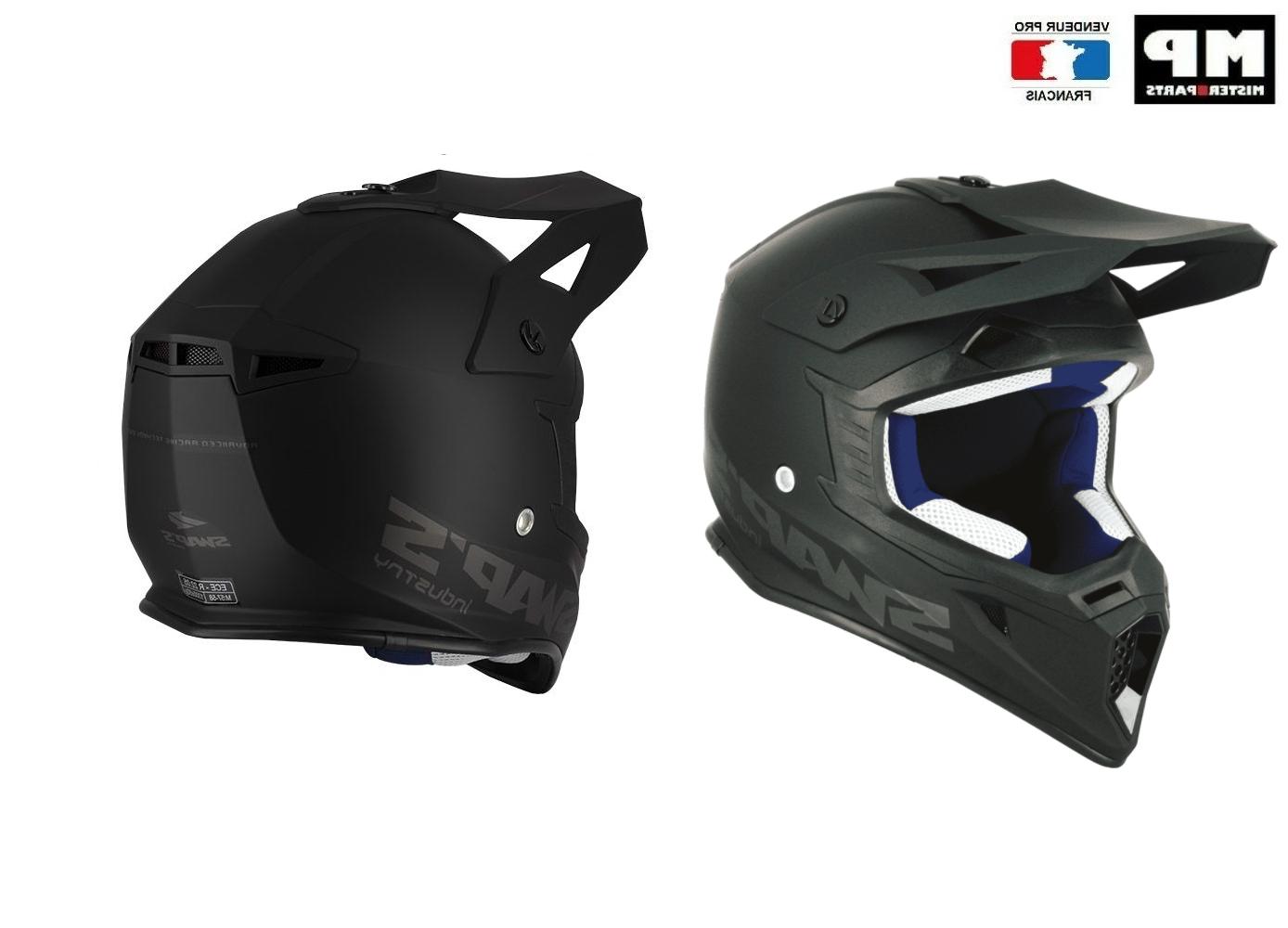 casque cross moto enduro adulte s818 noir