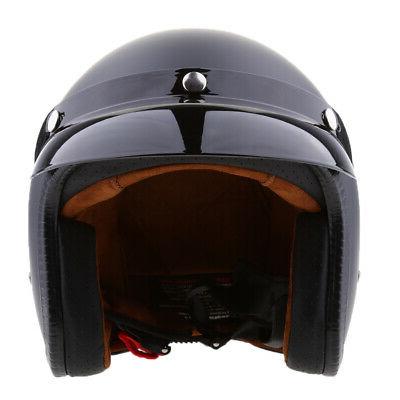 casque de moto retro universel ouverte face