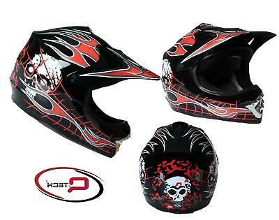 casque de moto cross motif black knight