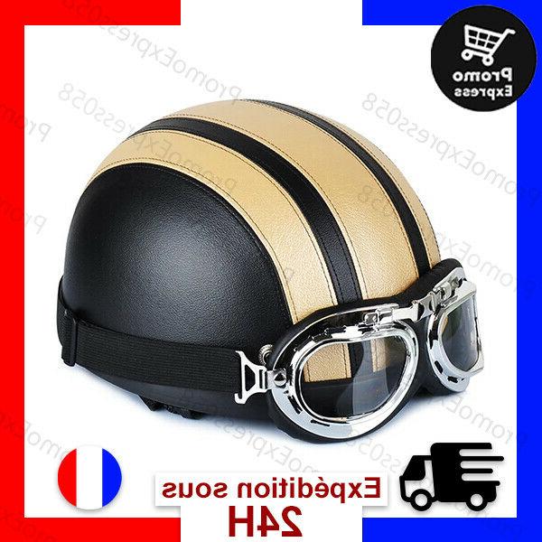 casque de moto et velo bol lunettes