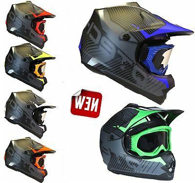 casque de moto pour enfant avec lunettes