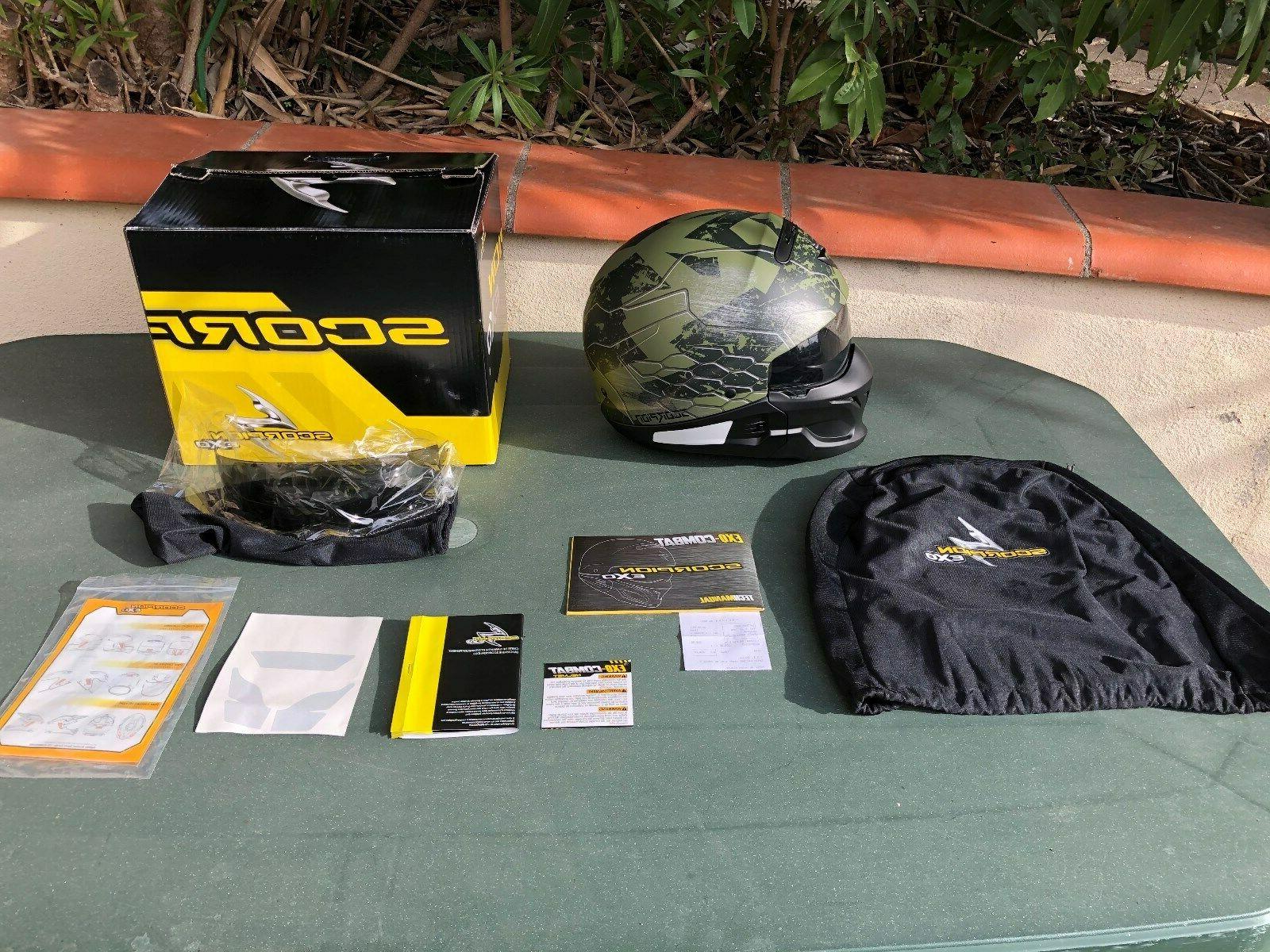 casque de moto scorpion exo combat ratnik