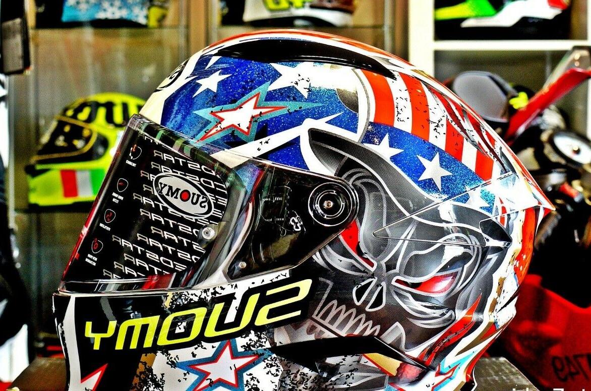 casque integral moto fibre carbone star controle