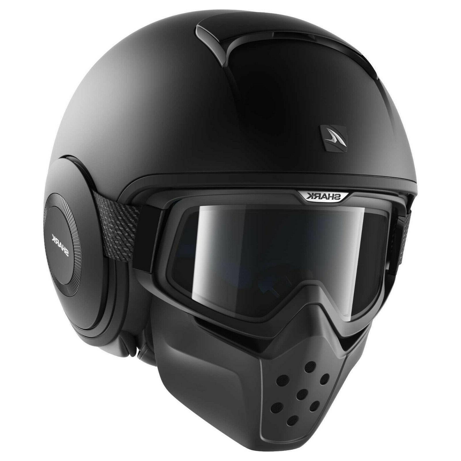 casque de moto street drak noir mat
