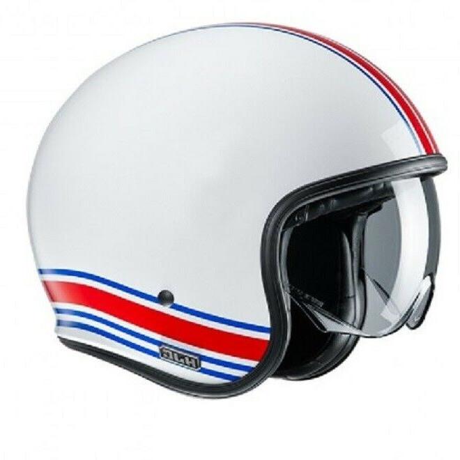 casque de moto vintage retro fibre v30