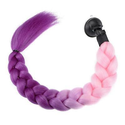 casque decoration natte gradient galon pour moto