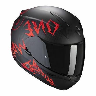casque exo 390 oneway black red moto