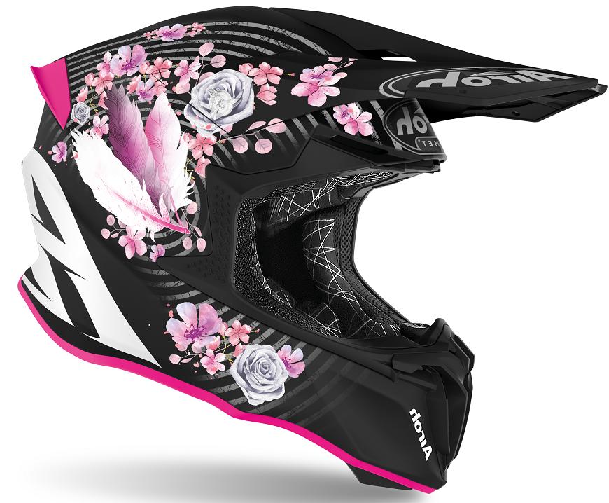 casque femme moto cross twist 2 0