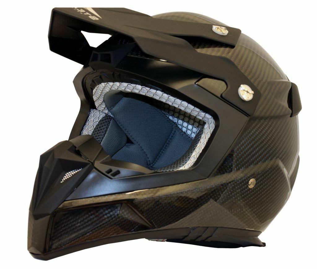 casque helmet cross carbone s810 moto quad