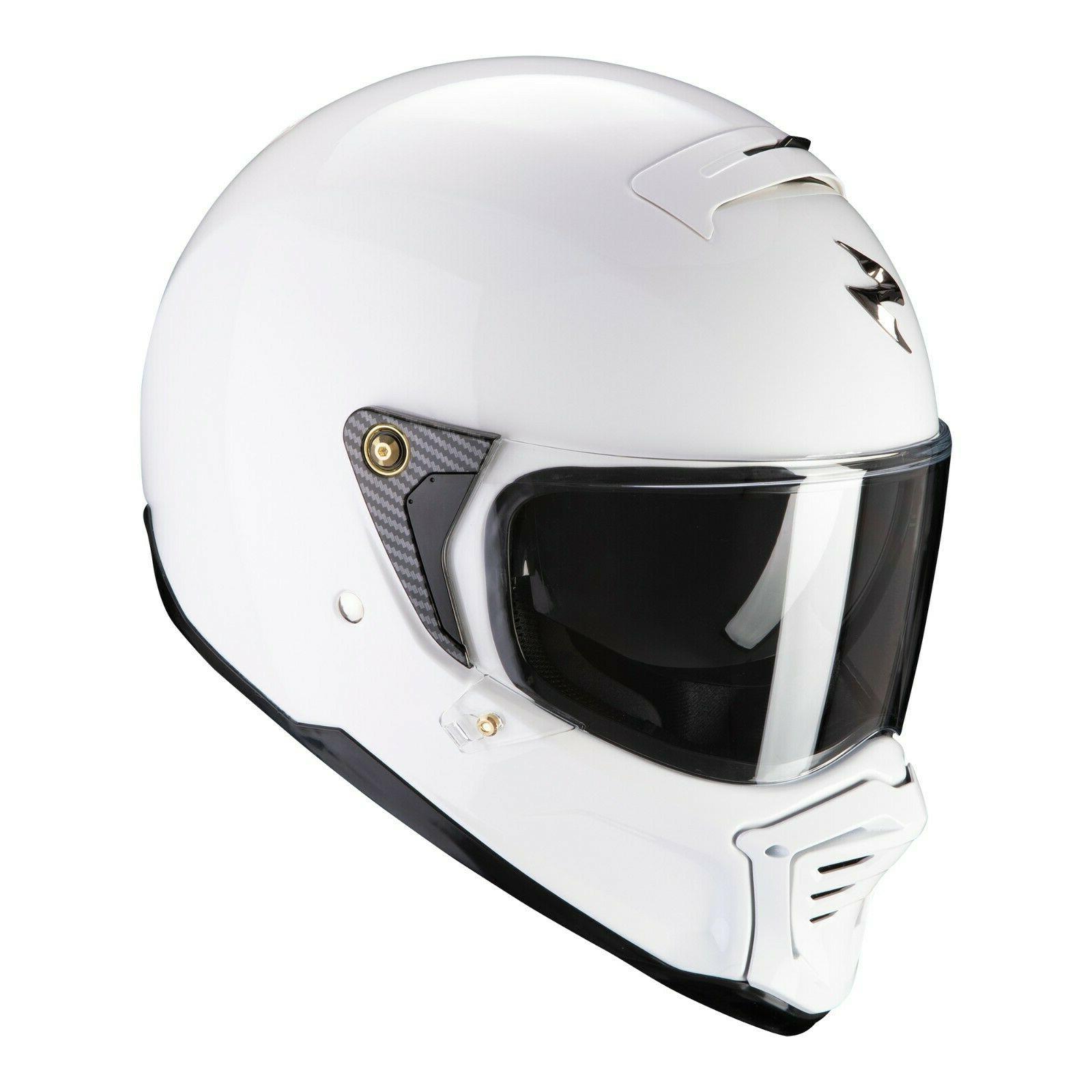 casque helmet exo hx1 solid blanc brillant