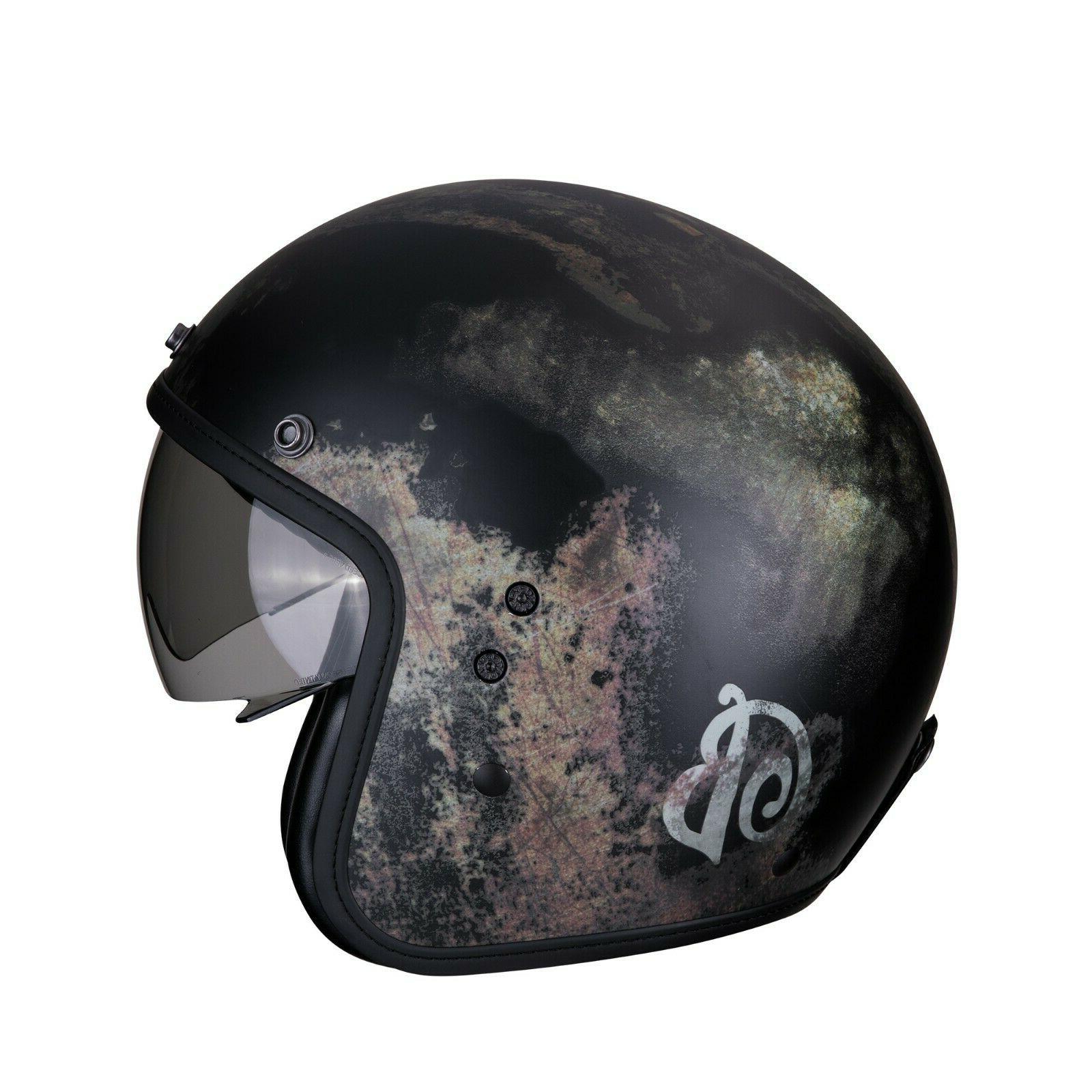 casque helmet jet belfast tempus black taille