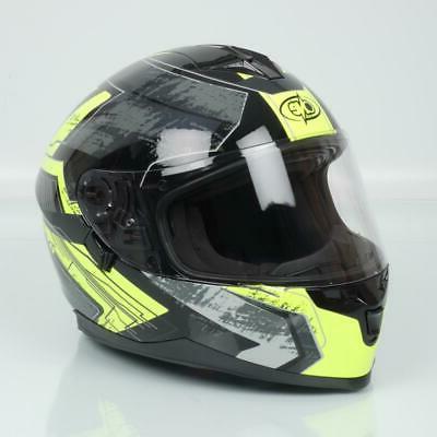 casque integral cr7 evolution jaune homme femme