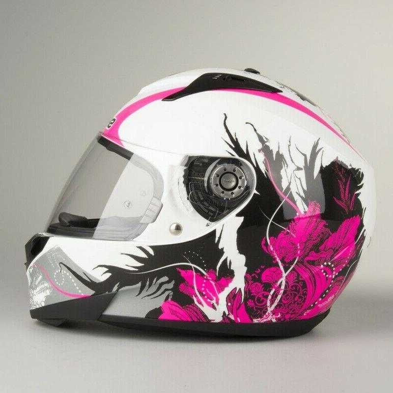 casque integral femme moto ridill printemps blanc