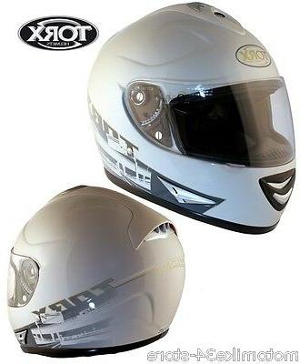 casque integral homologue ce moto scooter blanc
