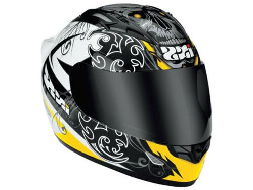 casque integral hx 408 dreamrider schwarz gelb
