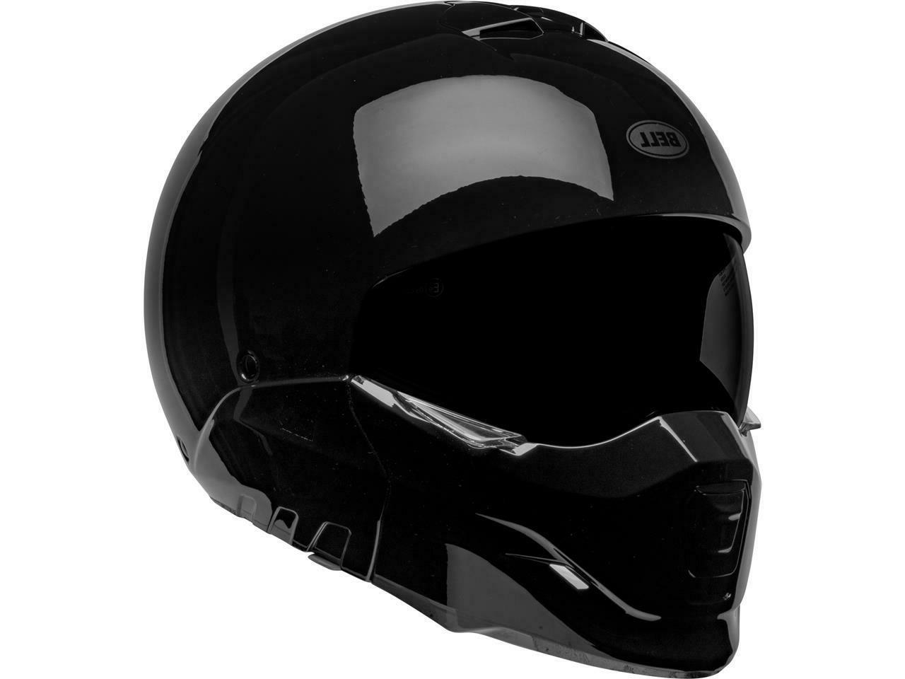 casque integral jet moto broozer gloss black
