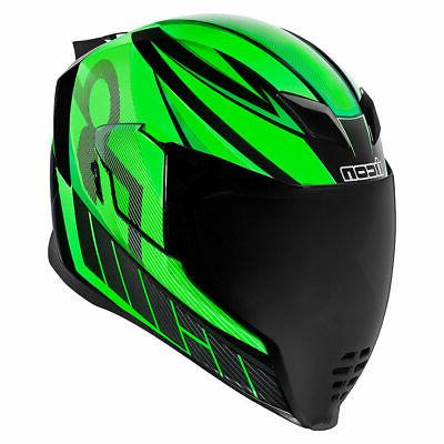 casque integral moto airflite qb1 green helmet