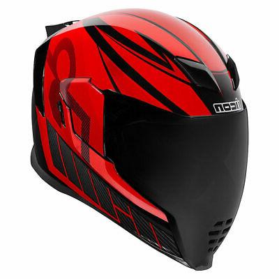 casque integral moto airflite qb1 rouge helmet