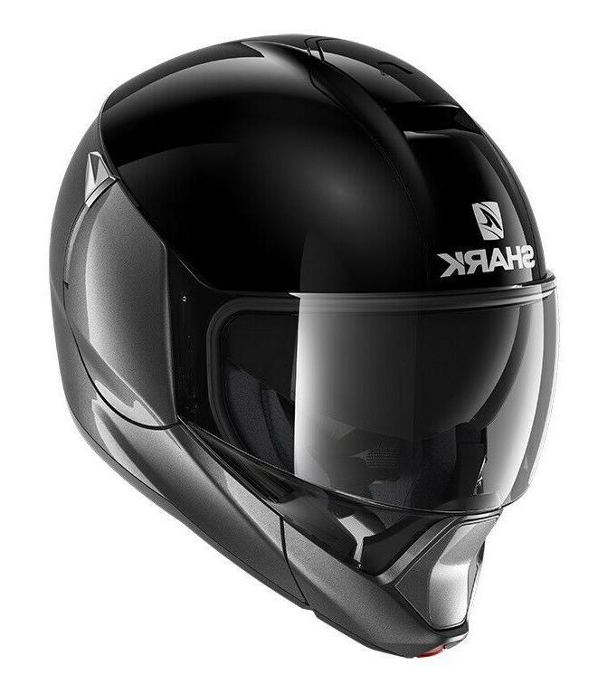 casque integral moto evojet dual noir anthracite