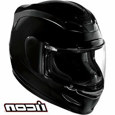 casque integral moto icon airmada black brillant0101