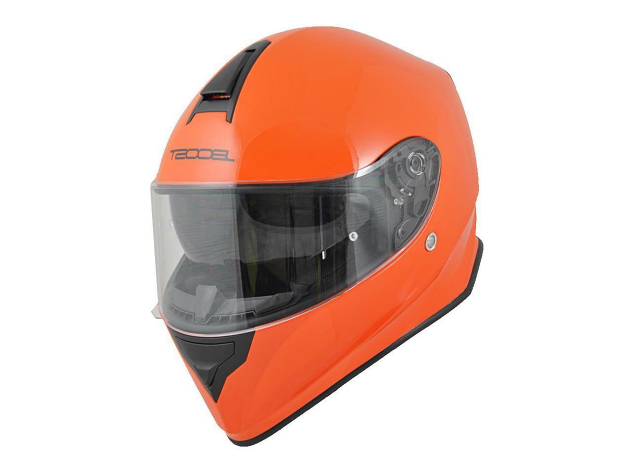 casque integral moto scooter boost b540 orange