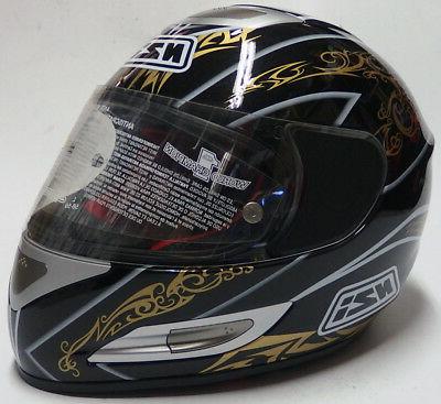 casque integral moto spyder iii noir dore