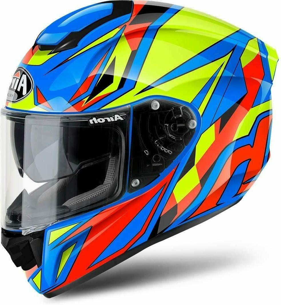 casque integral moto thunder st501 thunder bleu
