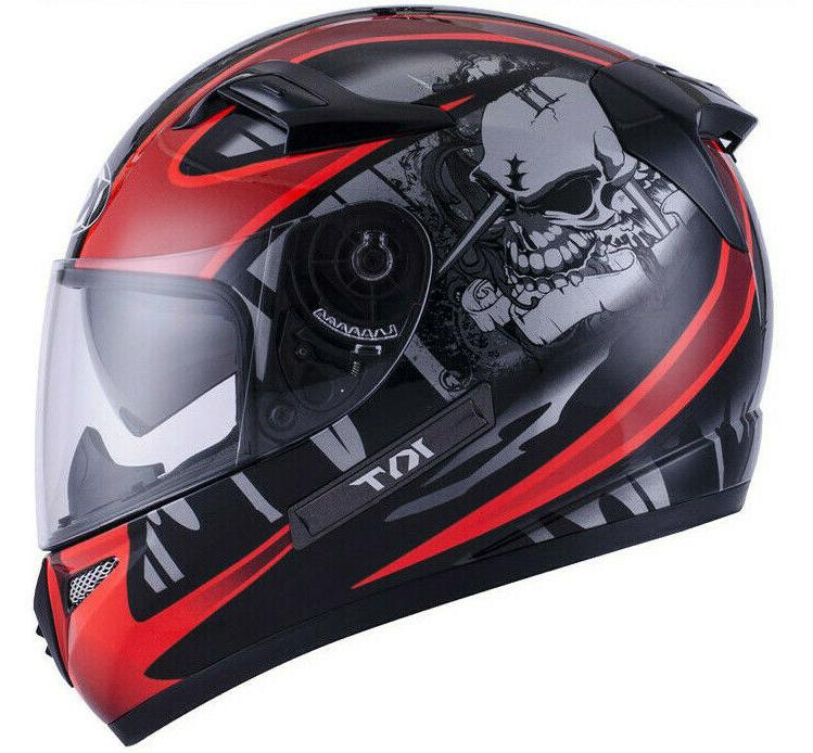 casque integral moto venom strike black fluo