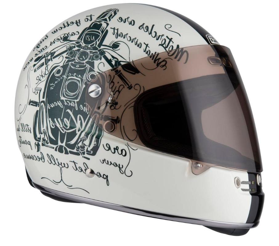 casque integral street track 3 tank bone