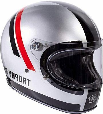 casque integral vintage trophy d0 chrome taille