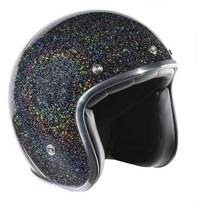 casque jet 242 paillette arc en ciel
