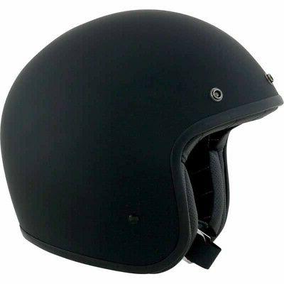 casque jet moto fx76 noir mat look