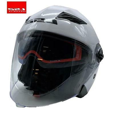 casque jet moto of569 track couleur blanc