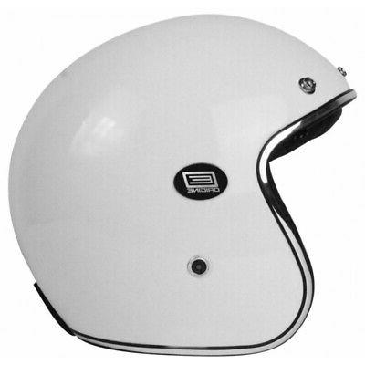 casque jet moto sirio blanc