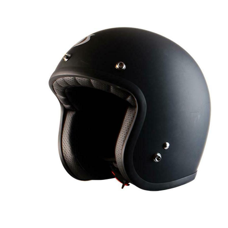 casque jet retro vintage 3 4 moto