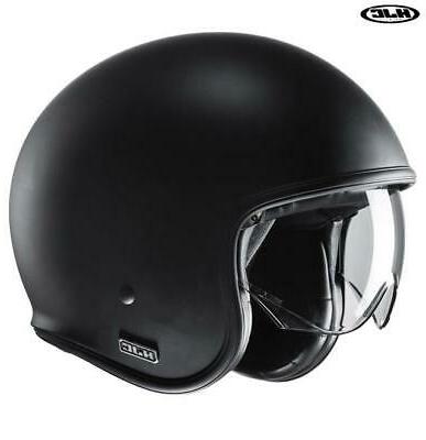 casque jet vintage moto scooter visiere parasol