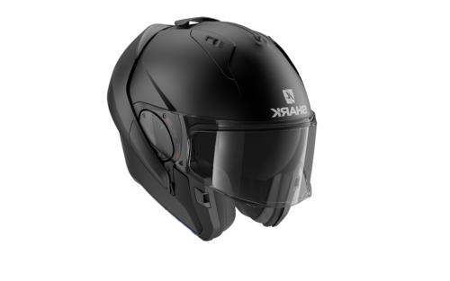 casque modulable evo es blank mat moto