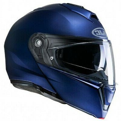 casque modulable i90 uni bleu flat metalic