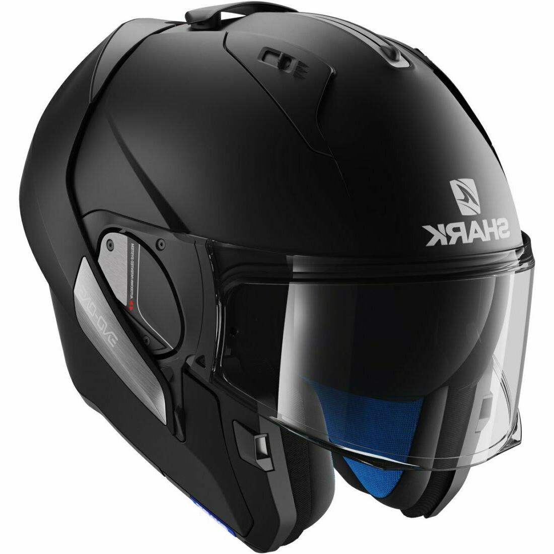 casque moduler moto evo one black matt