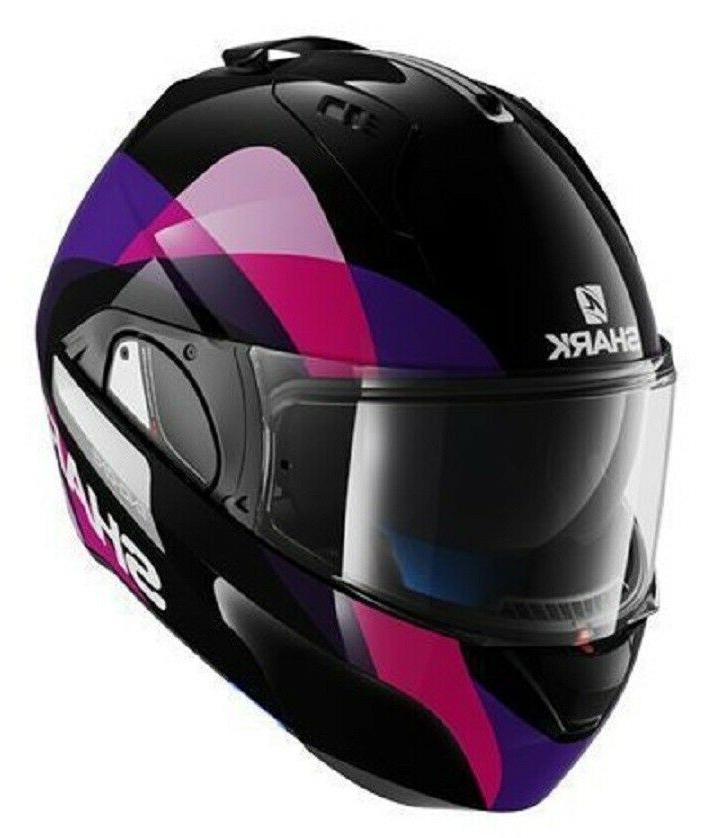 casque moduler moto evo one priya violet