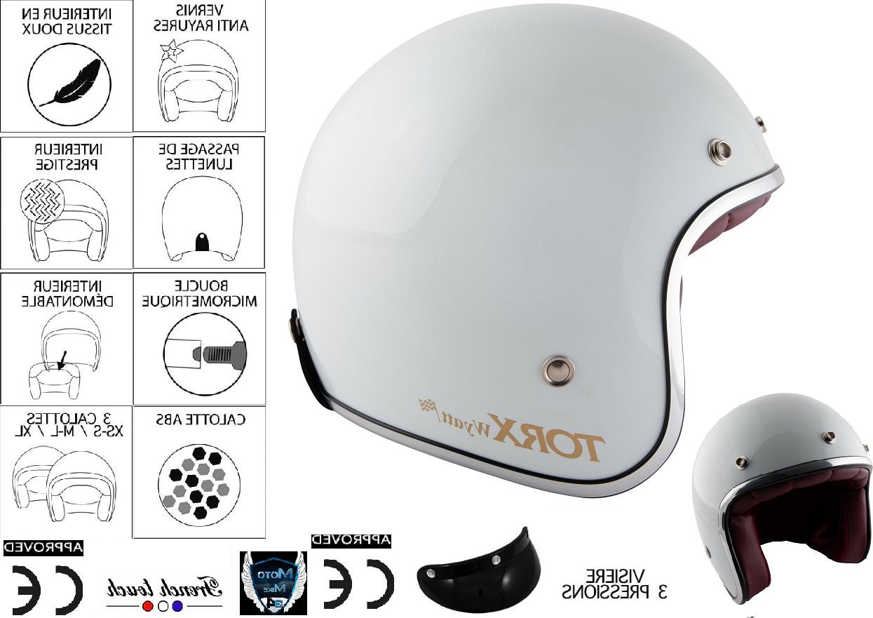 casque moto cafe racer bobbers harley jet