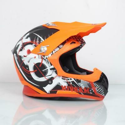 casque moto cross enduro marvin eyes neon