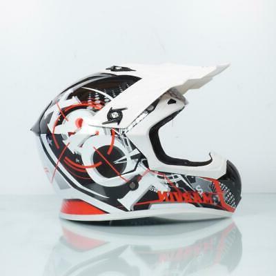 casque moto cross marvin eyes white grey