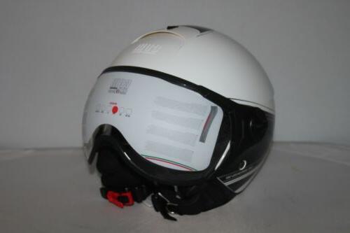 casque moto demi jet 107g rome blanc
