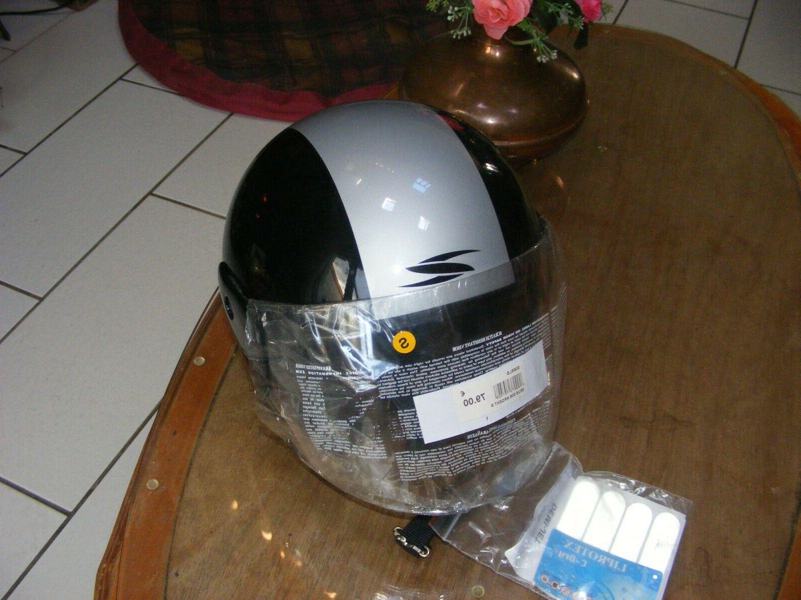 casque moto demi jet s 55 zeus