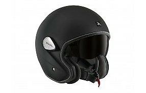 casque moto heritage blank mat taille l