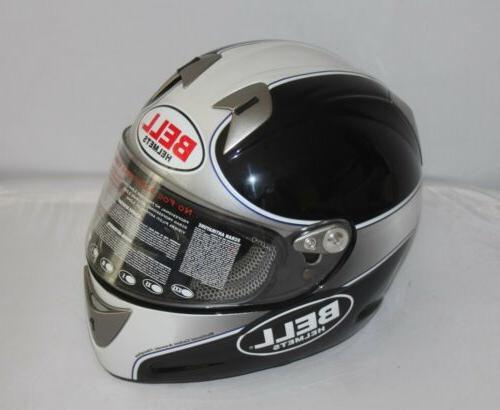 casque moto integral m4r indy blanc noir