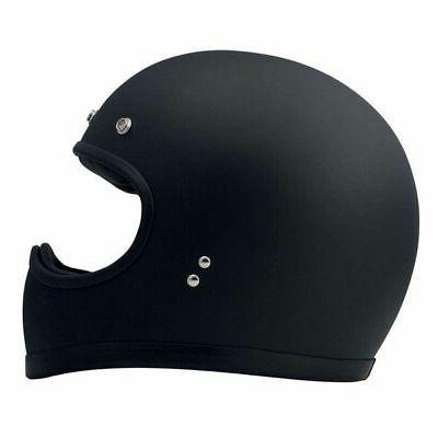 casque moto integral racer noir mat