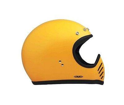 casque moto integral seventy five jaune taille